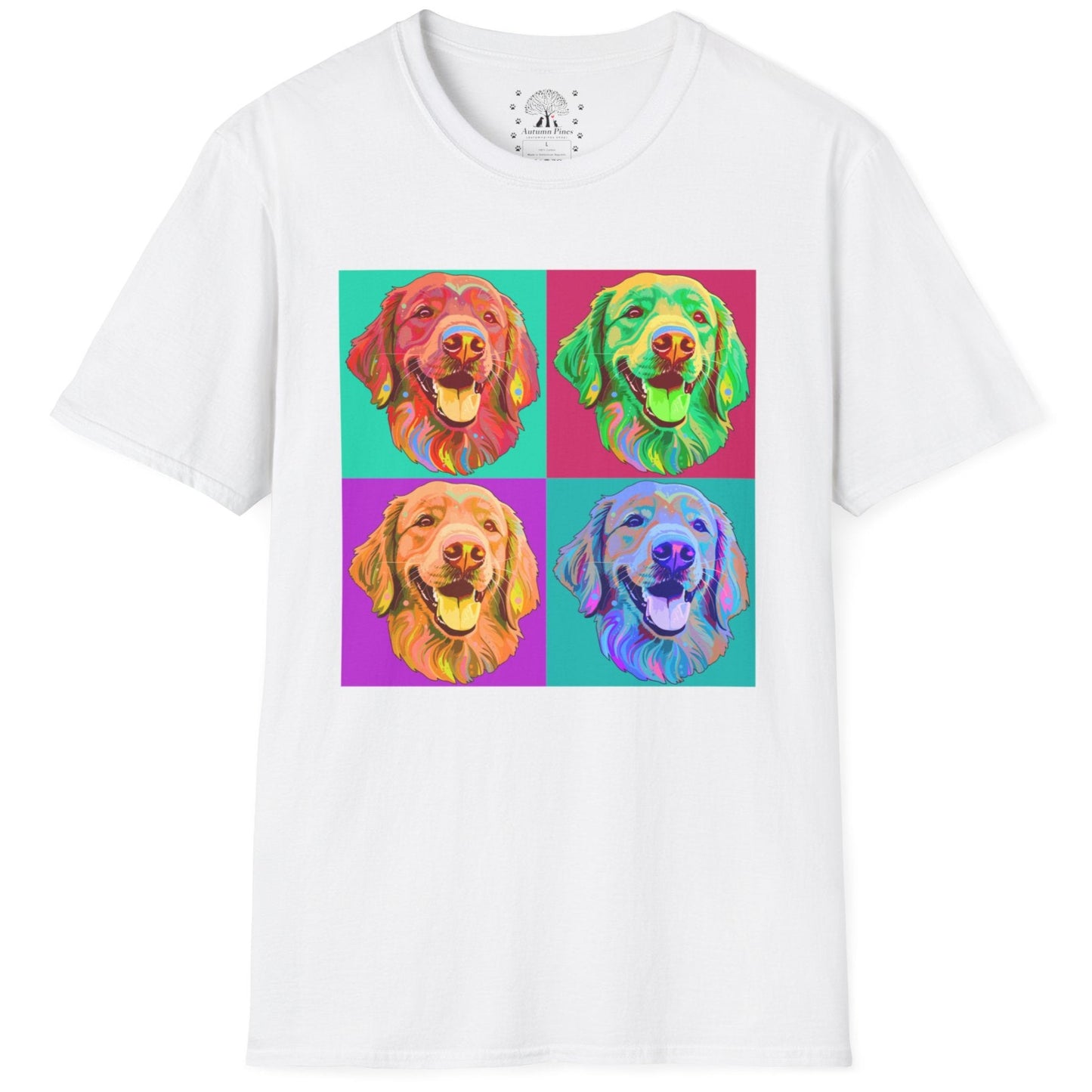 Four Dogs Portrait T-Shirt