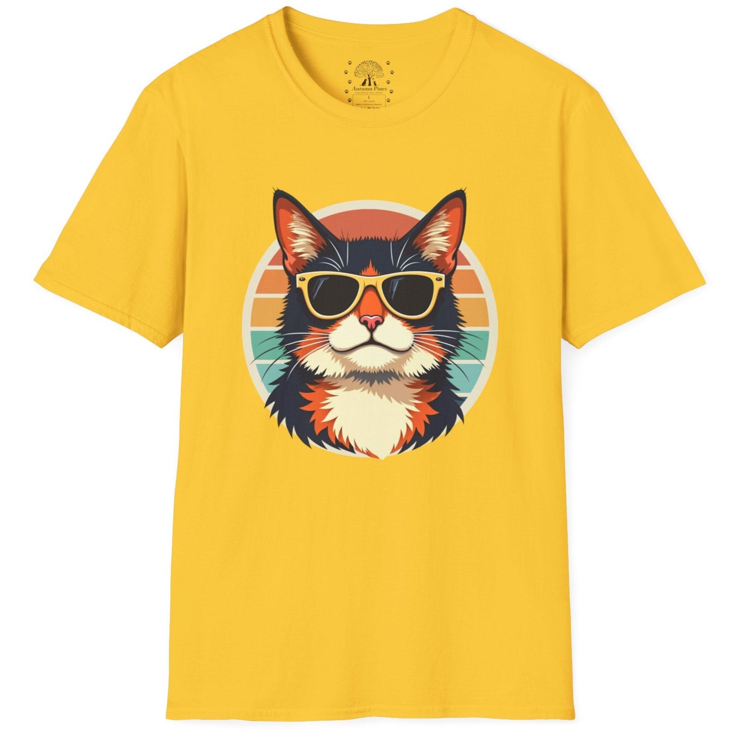 Cool Sunset Cat T-Shirt