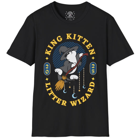 King Kitten Litter Wizard T-Shirt