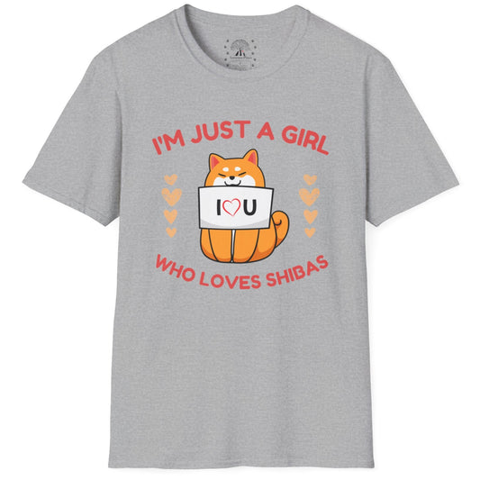 I'm Just A Girl Who Loves Shiba's T-Shirt