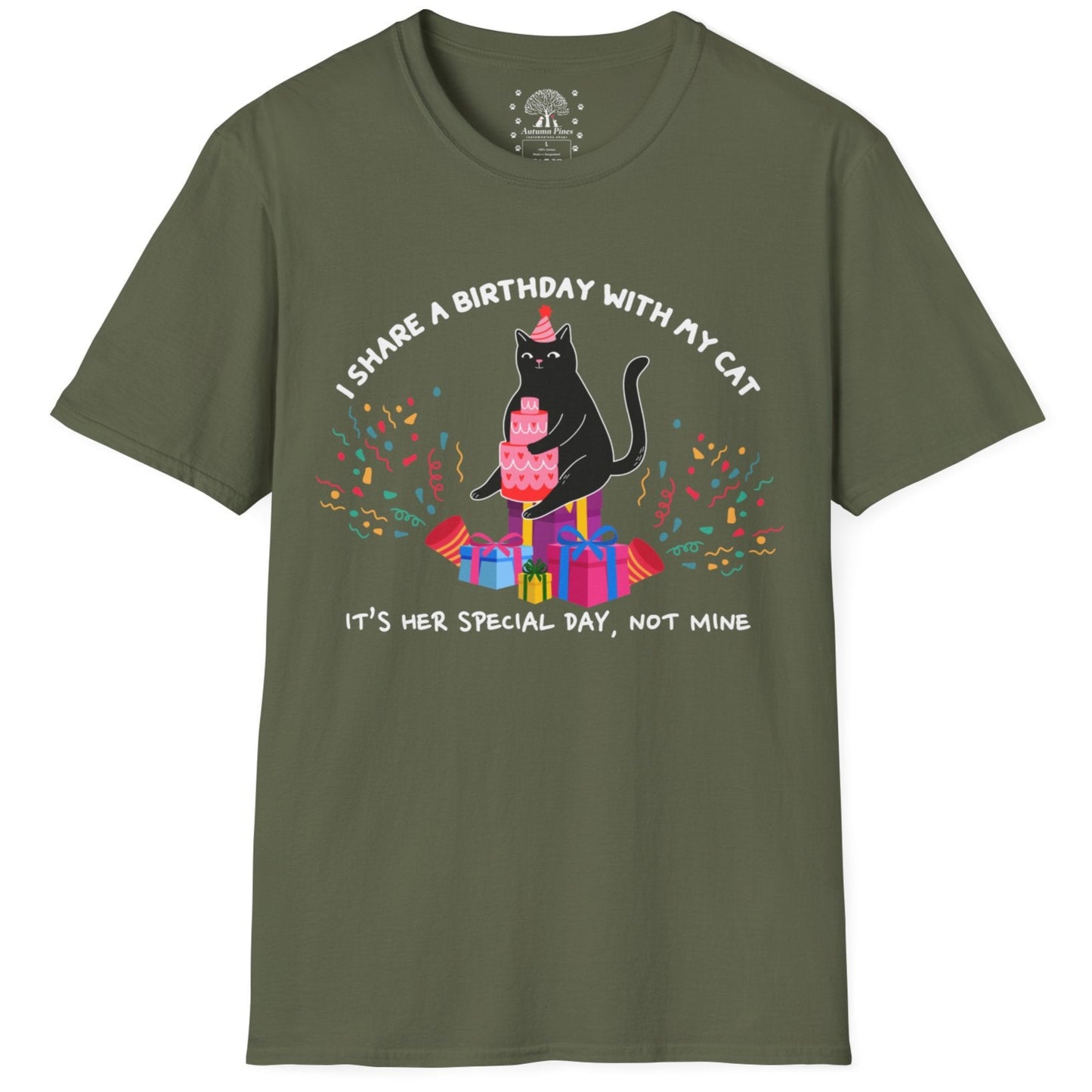I Share A Birthday With My Cat T-Shirt