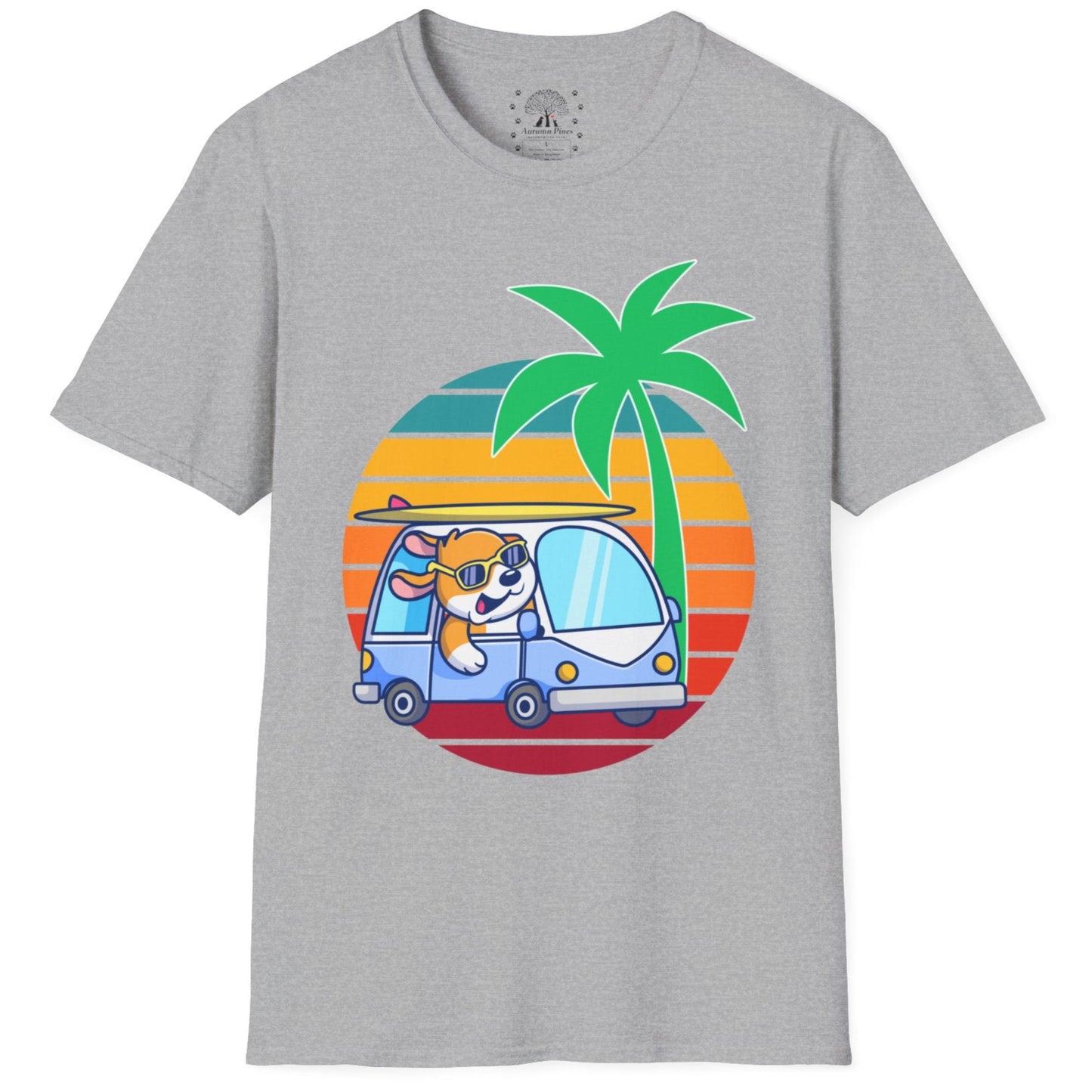 Retro Driving Dog T-Shirt