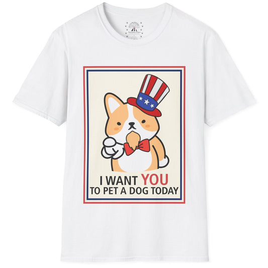 I Want You To Pet A Dog Today T-Shirt