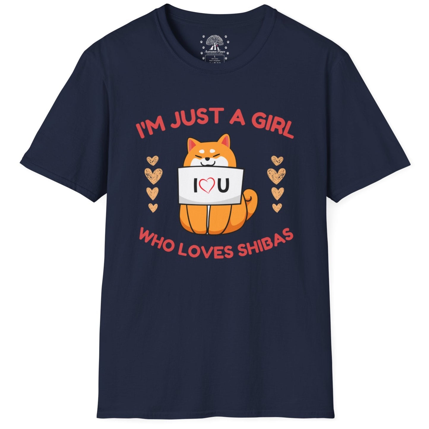 I'm Just A Girl Who Loves Shiba's T-Shirt