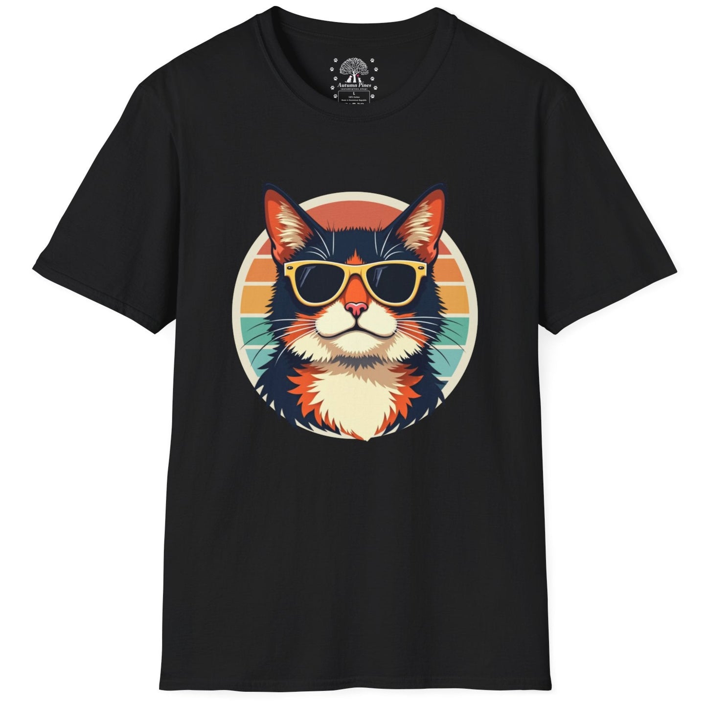 Cool Sunset Cat T-Shirt