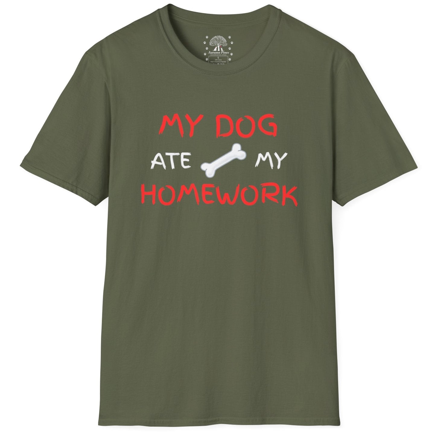 My Dog Ate My Homework T-Shirt