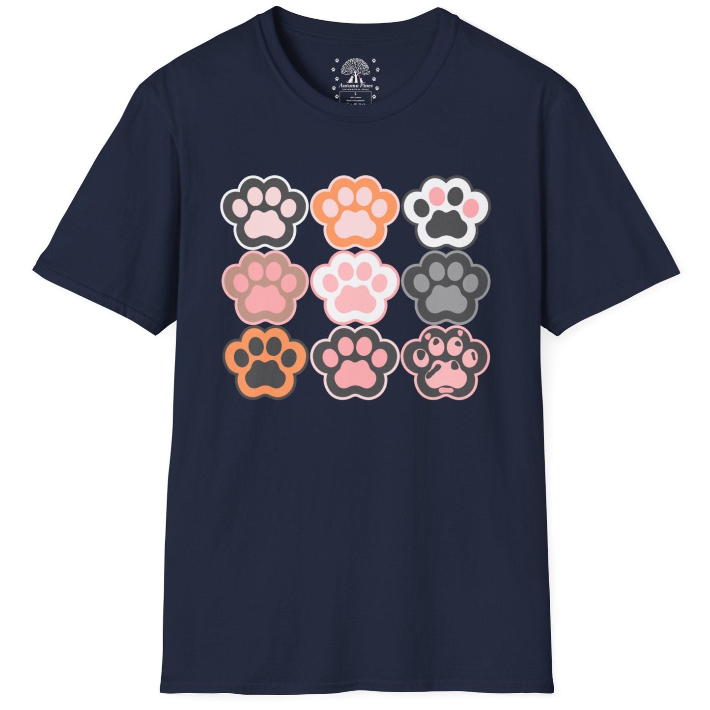 9 Lives (Cat Paws) T-Shirt