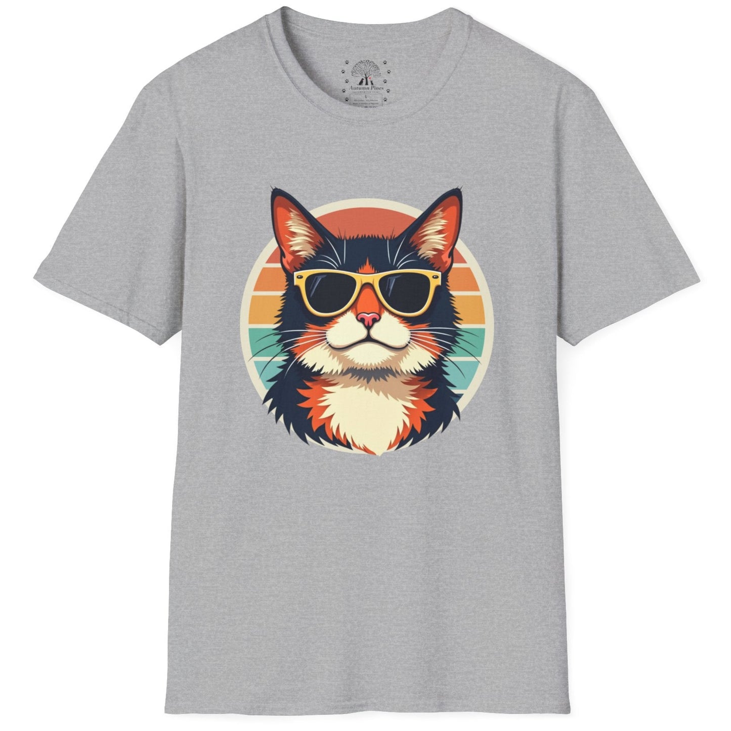 Cool Sunset Cat T-Shirt