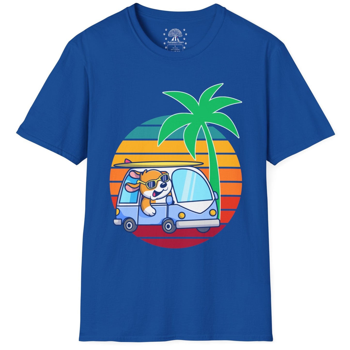 Retro Driving Dog T-Shirt