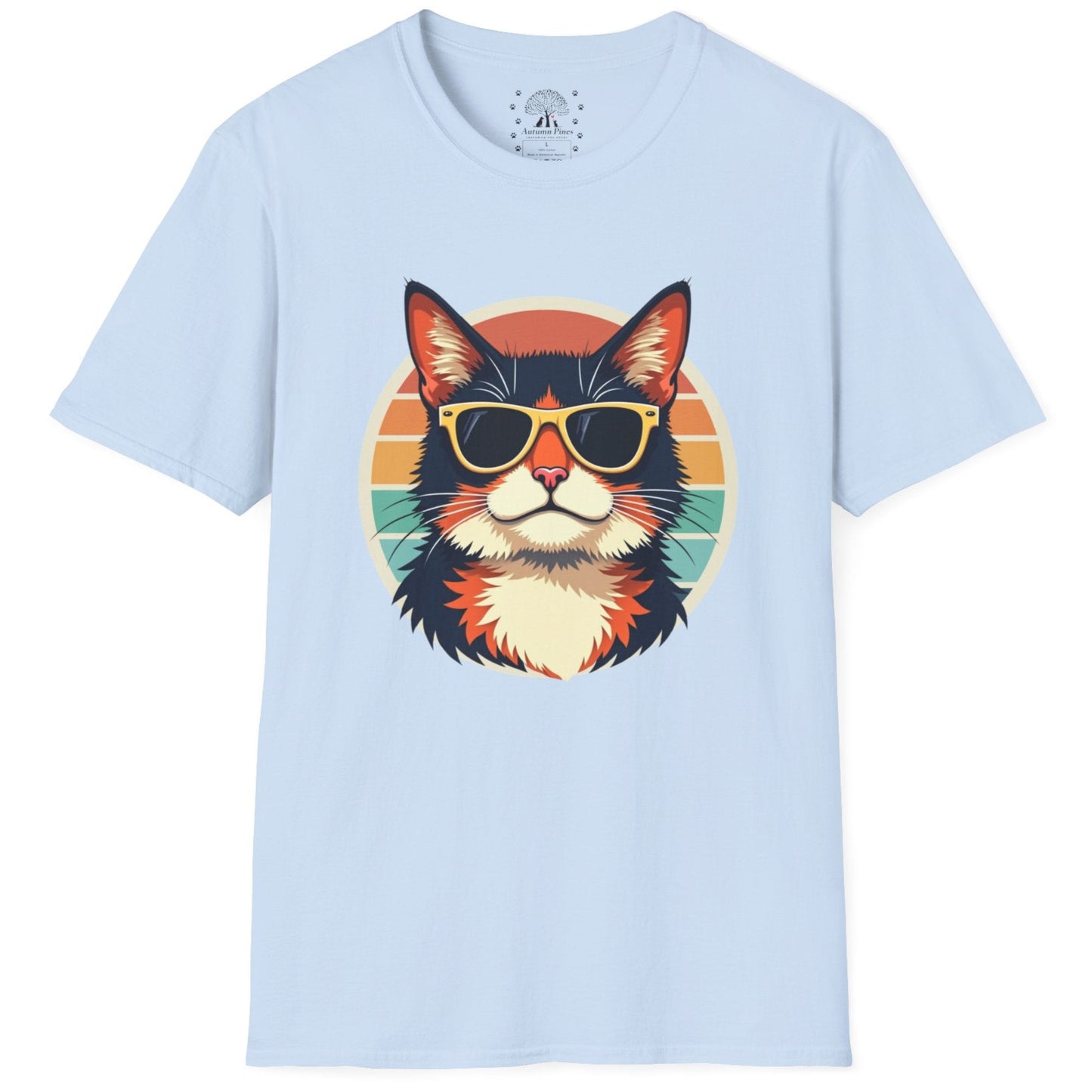 Cool Sunset Cat T-Shirt