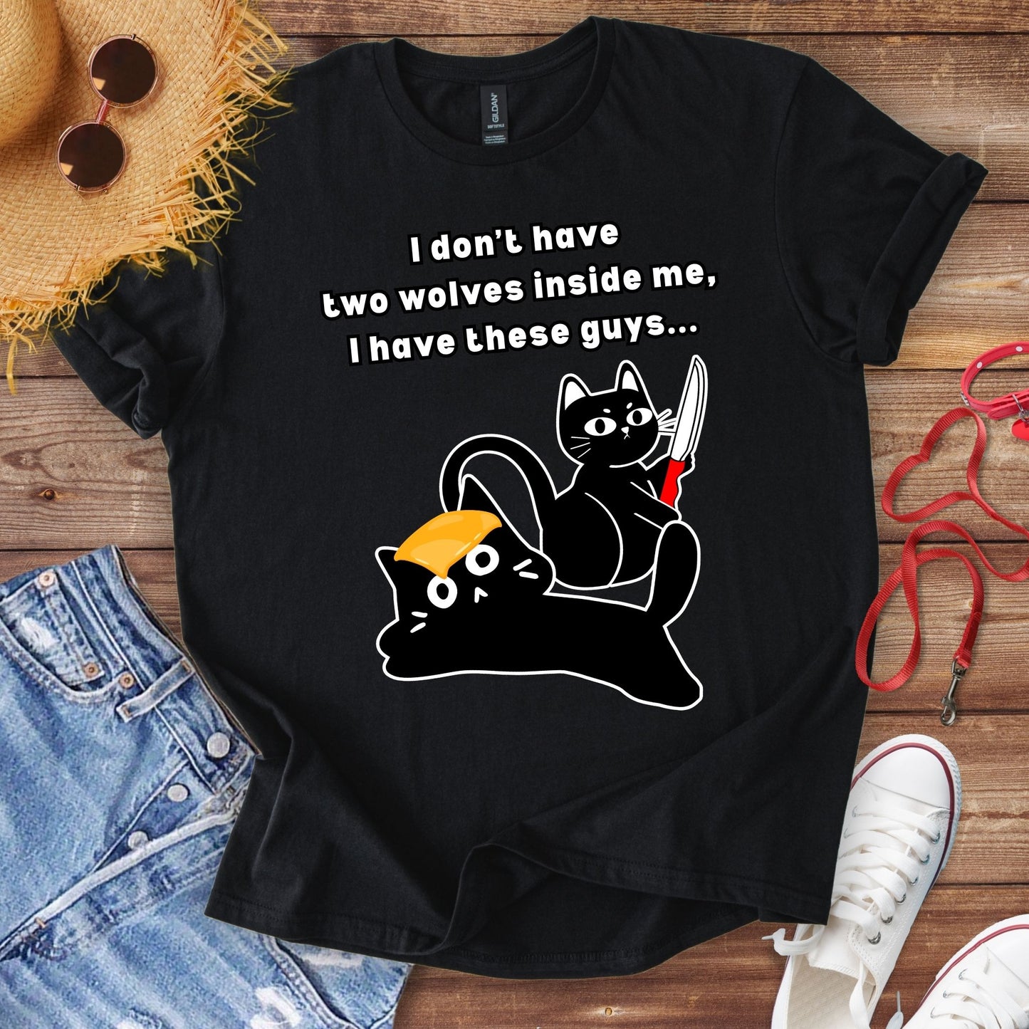 I Don’t Have Two Wolves Inside Me I Have These Guys T-Shirt