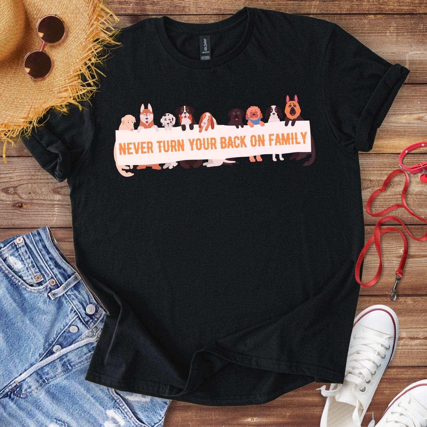 Never Turn Your Back On Family T-Shirt