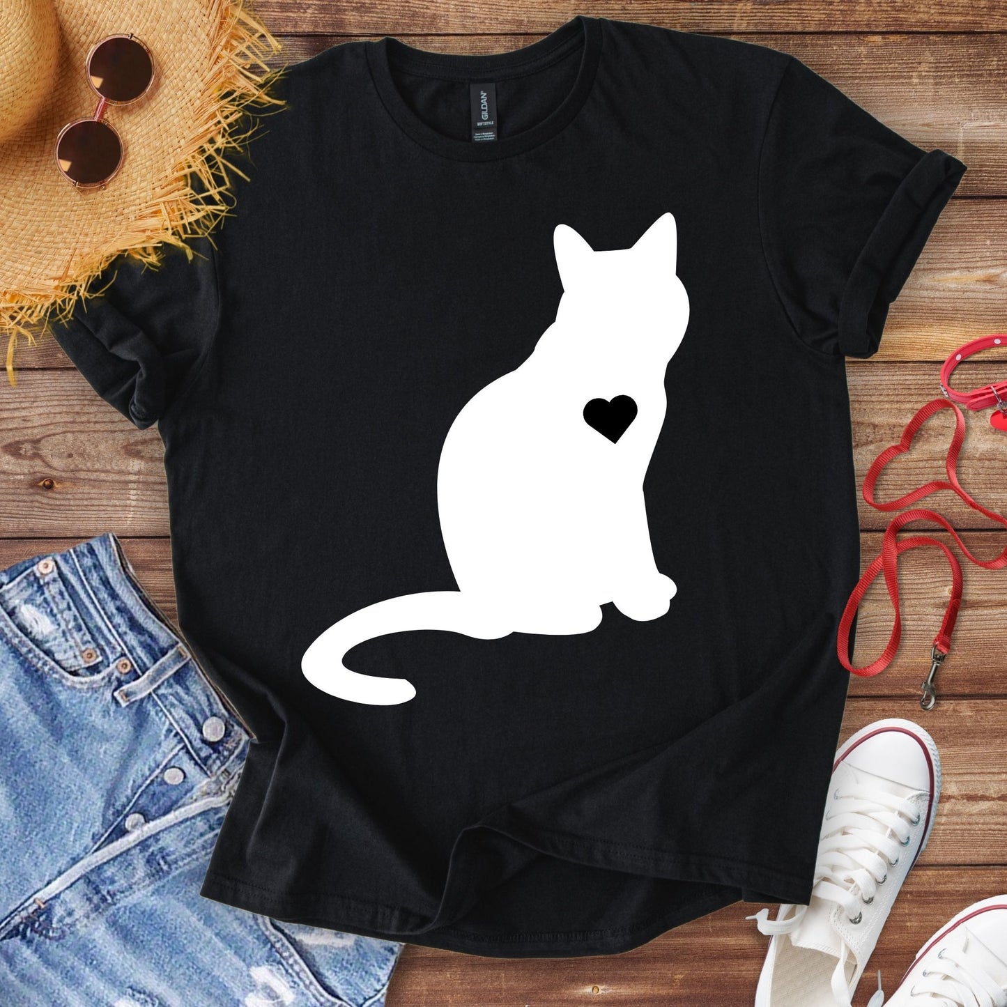 Heart Cat T-Shirt
