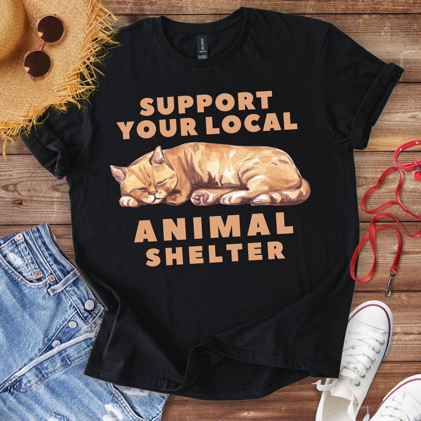 Support Local Animal Shelter T-Shirt