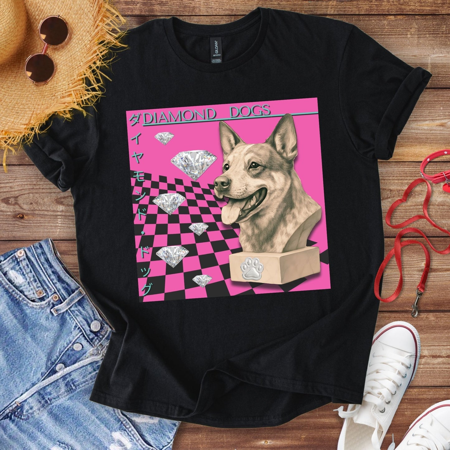 Diamond Dogs Retrowave T-Shirt