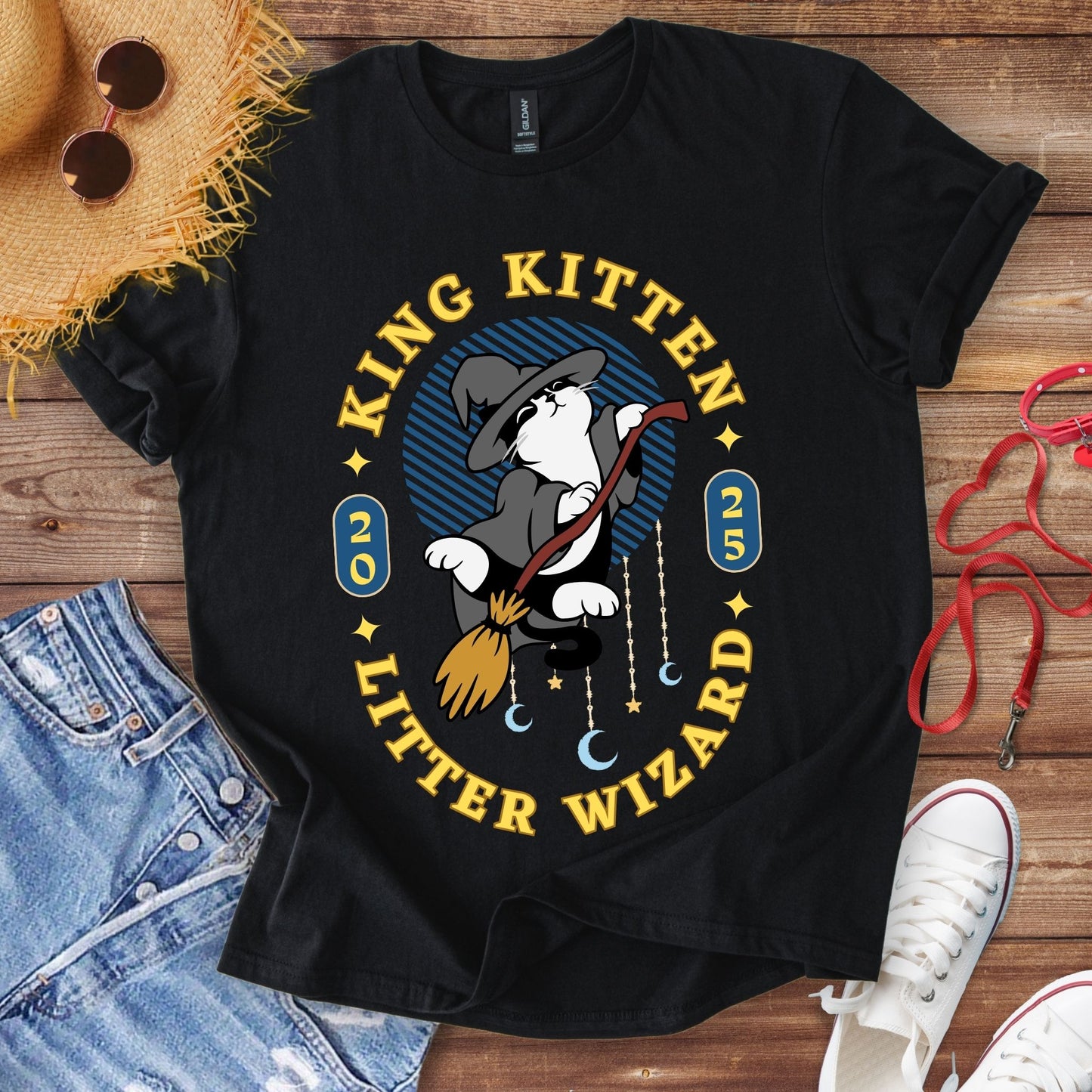 King Kitten Litter Wizard T-Shirt