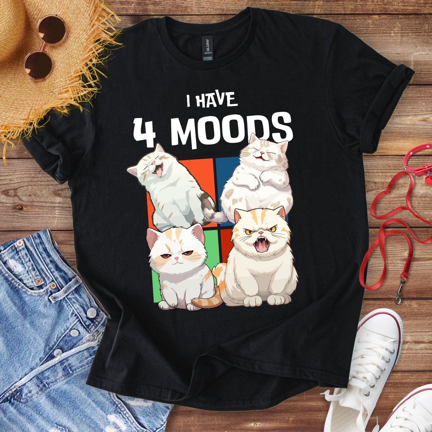 I Have 4 Moods T-Shirt