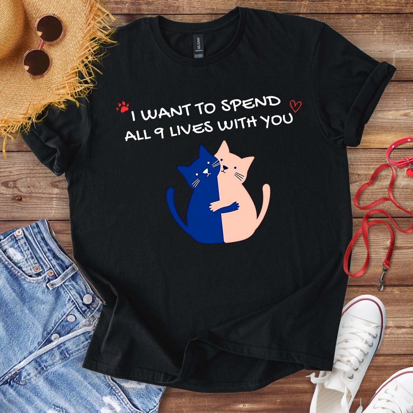 I Want To Spend My 9 Lives With You T-Shirt