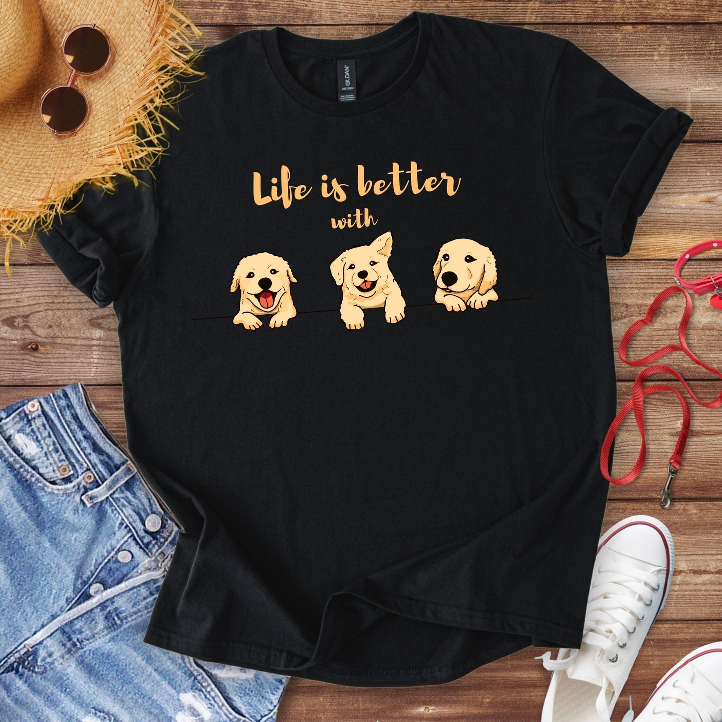 Life's Is Better With Dogs T-Shirt