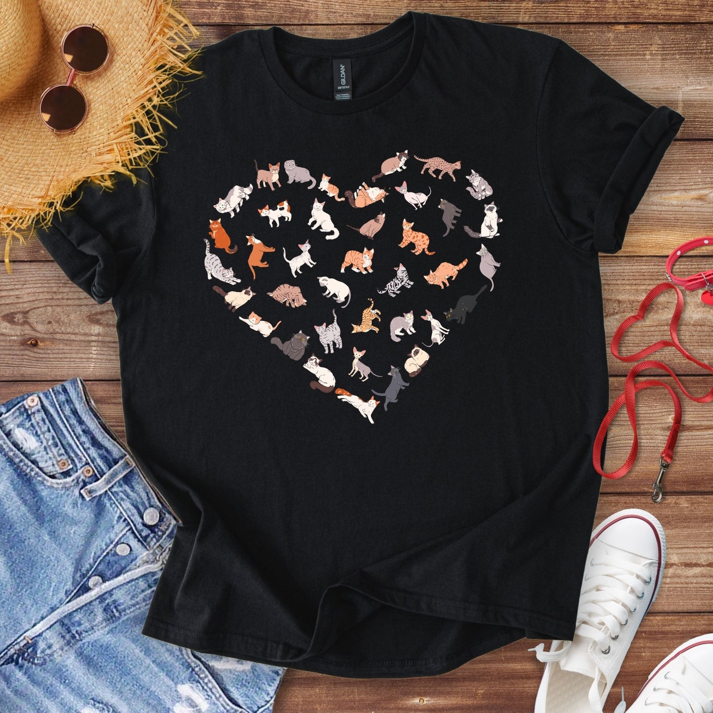 Cat Heart T-Shirt