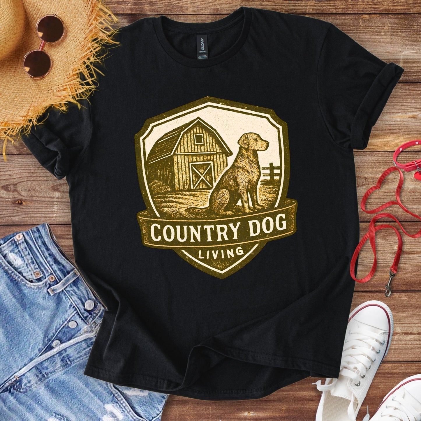 Country Dog Living T-Shirt