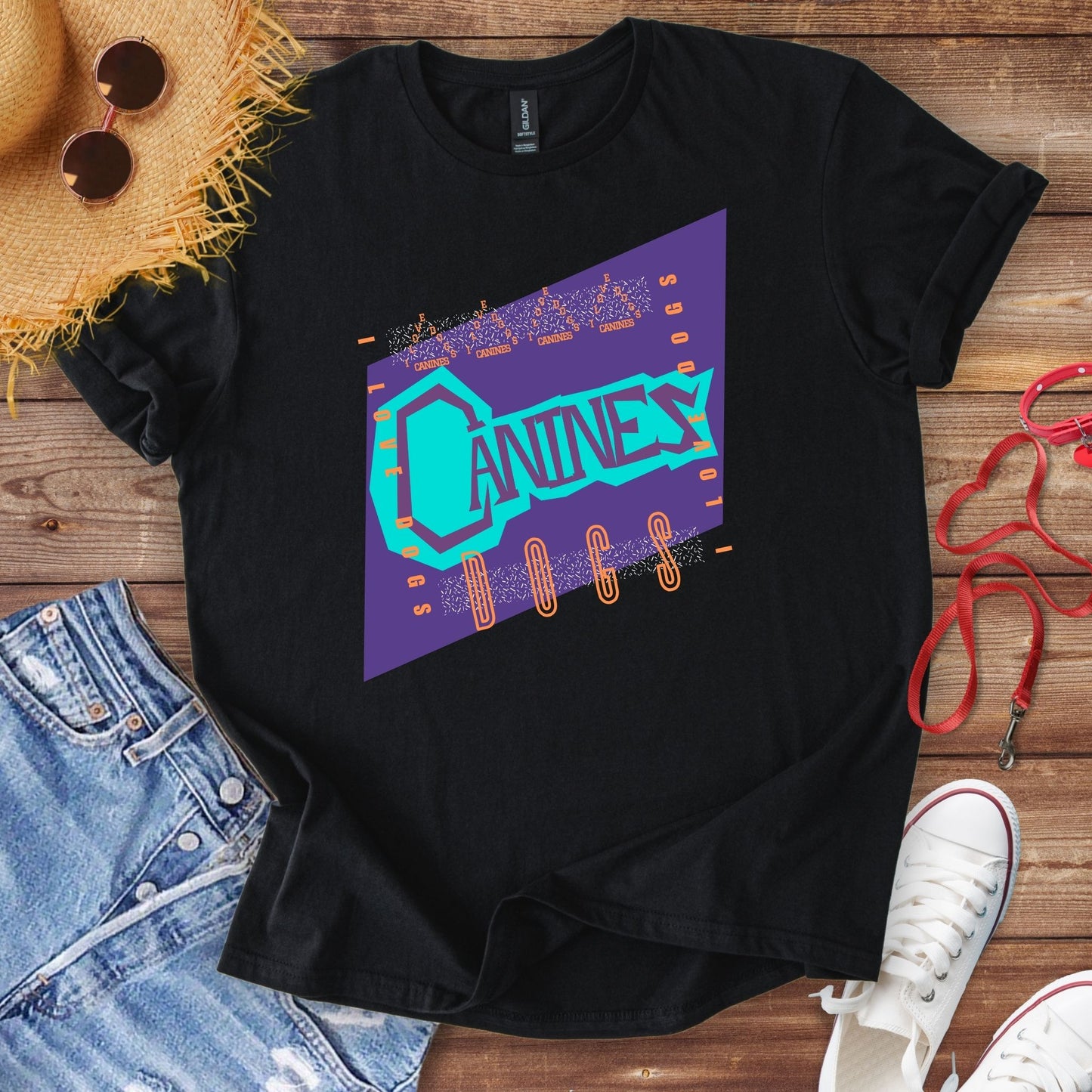 90's Canine I Love Dogs T-Shirt