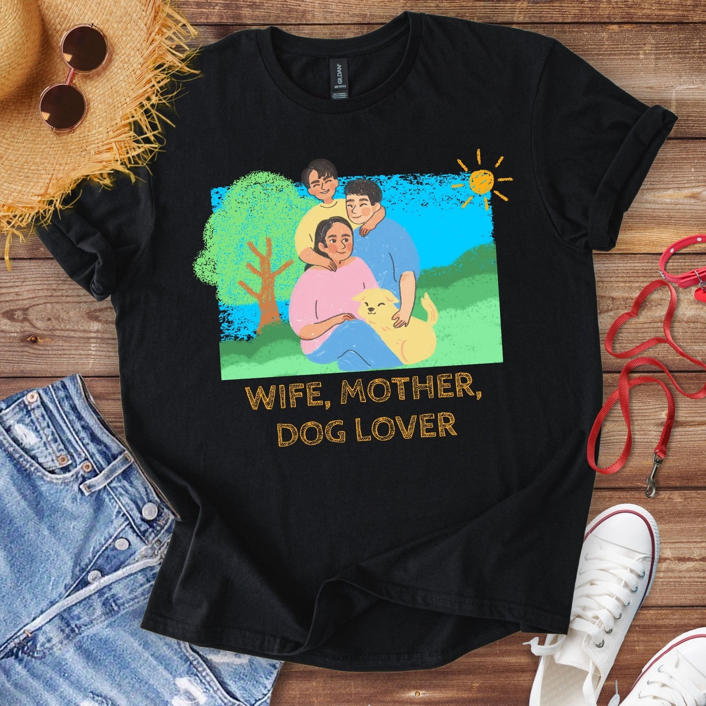 Wife, Mother, Dog Lover T-Shirt