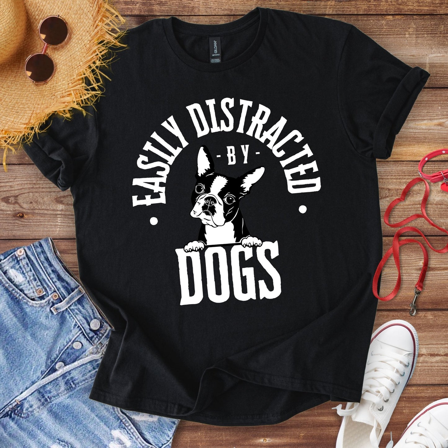 Easily Distracted By Dogs T-Shirt