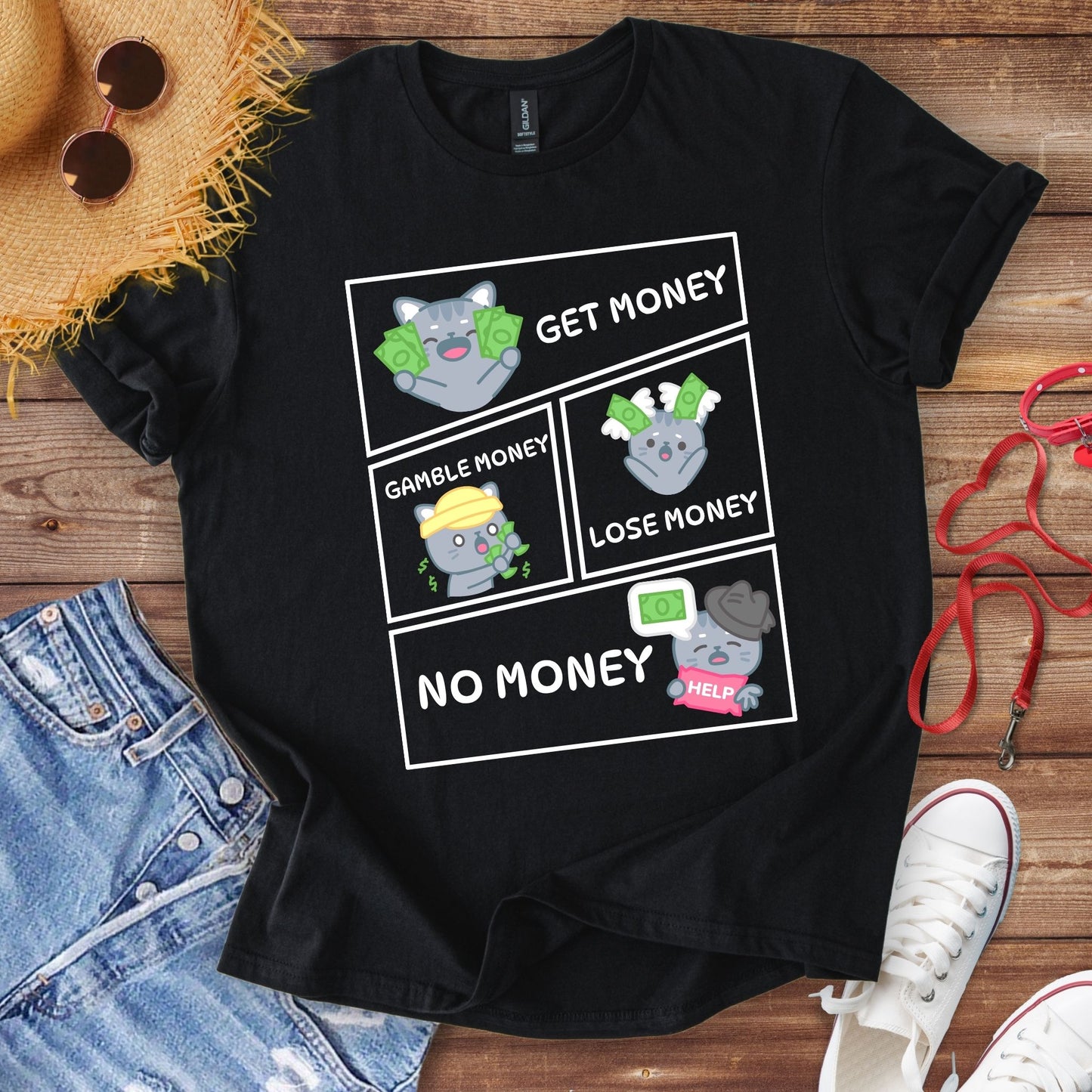 Get-Gamble-Lose-No Money T-Shirt