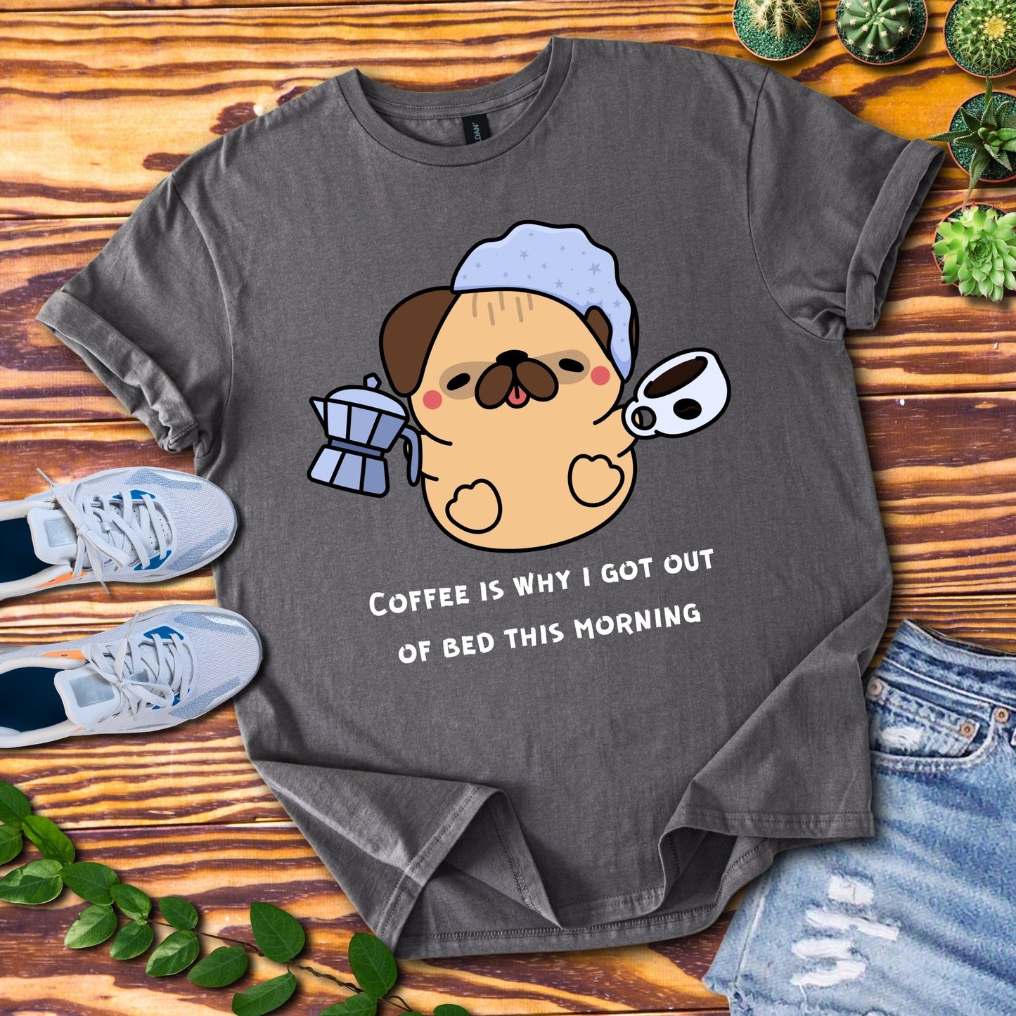 Coffee's Why I Get Out Of Bed T-Shirt