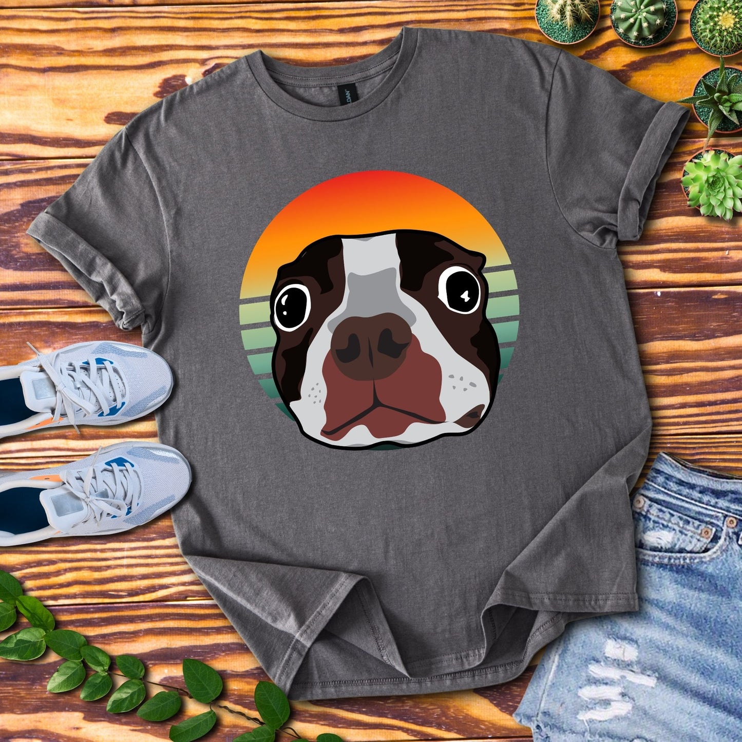 Retro Sun Dog T-Shirt