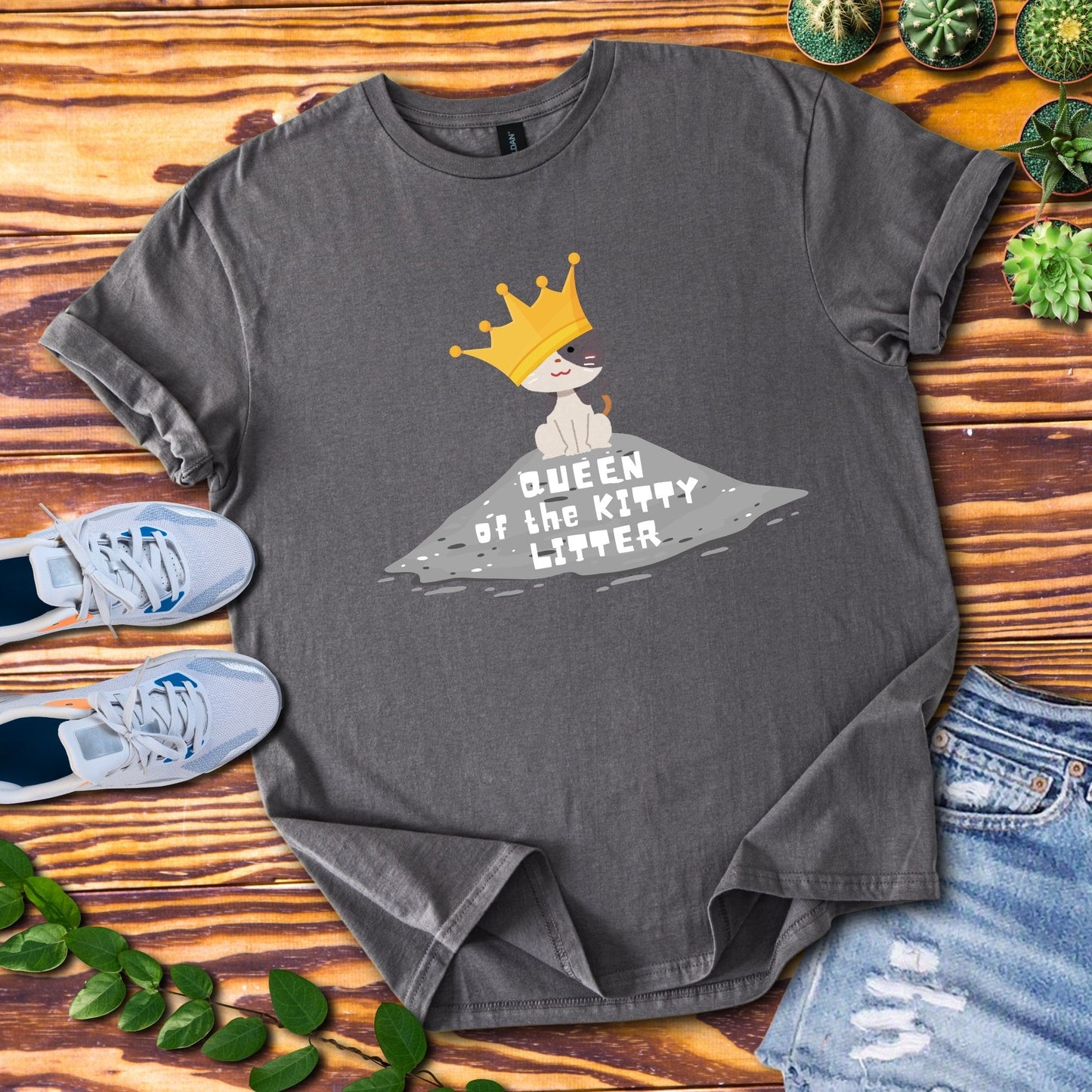 Queen Of The Kitty Litter T-Shirt