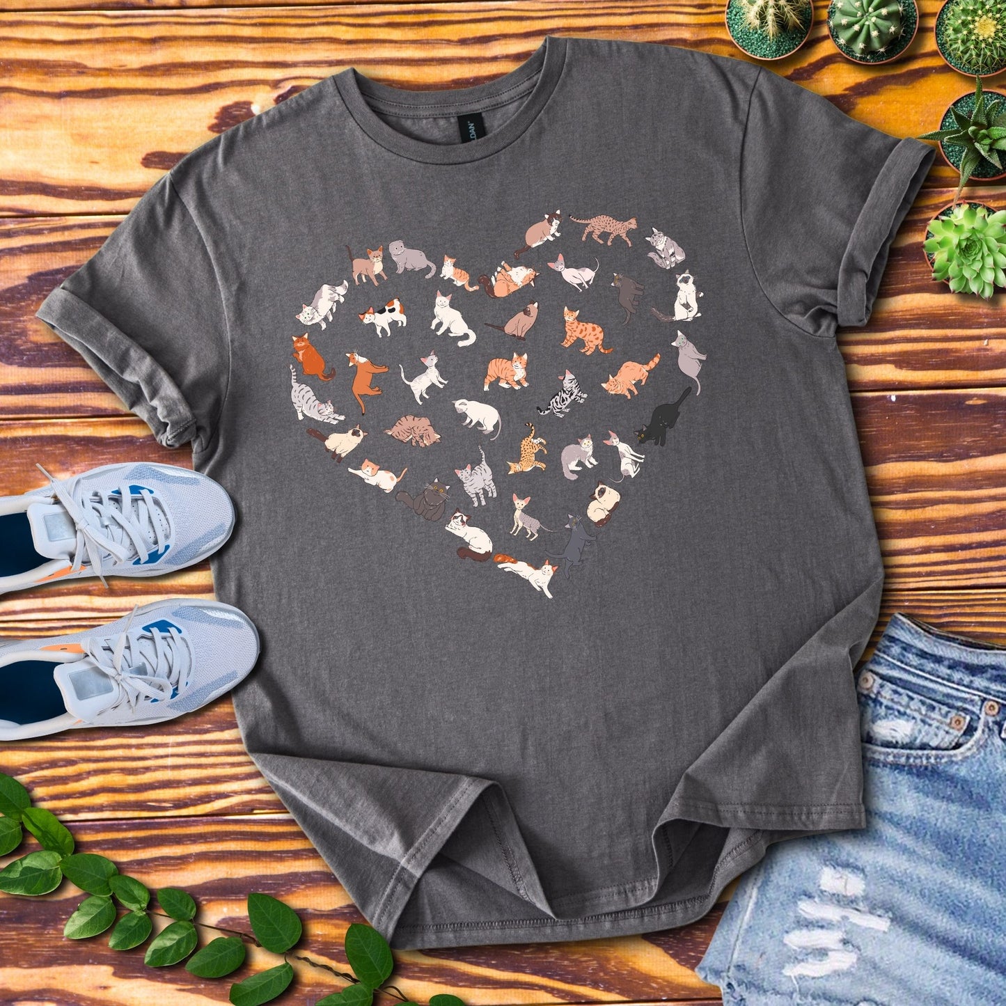 Cat Heart T-Shirt