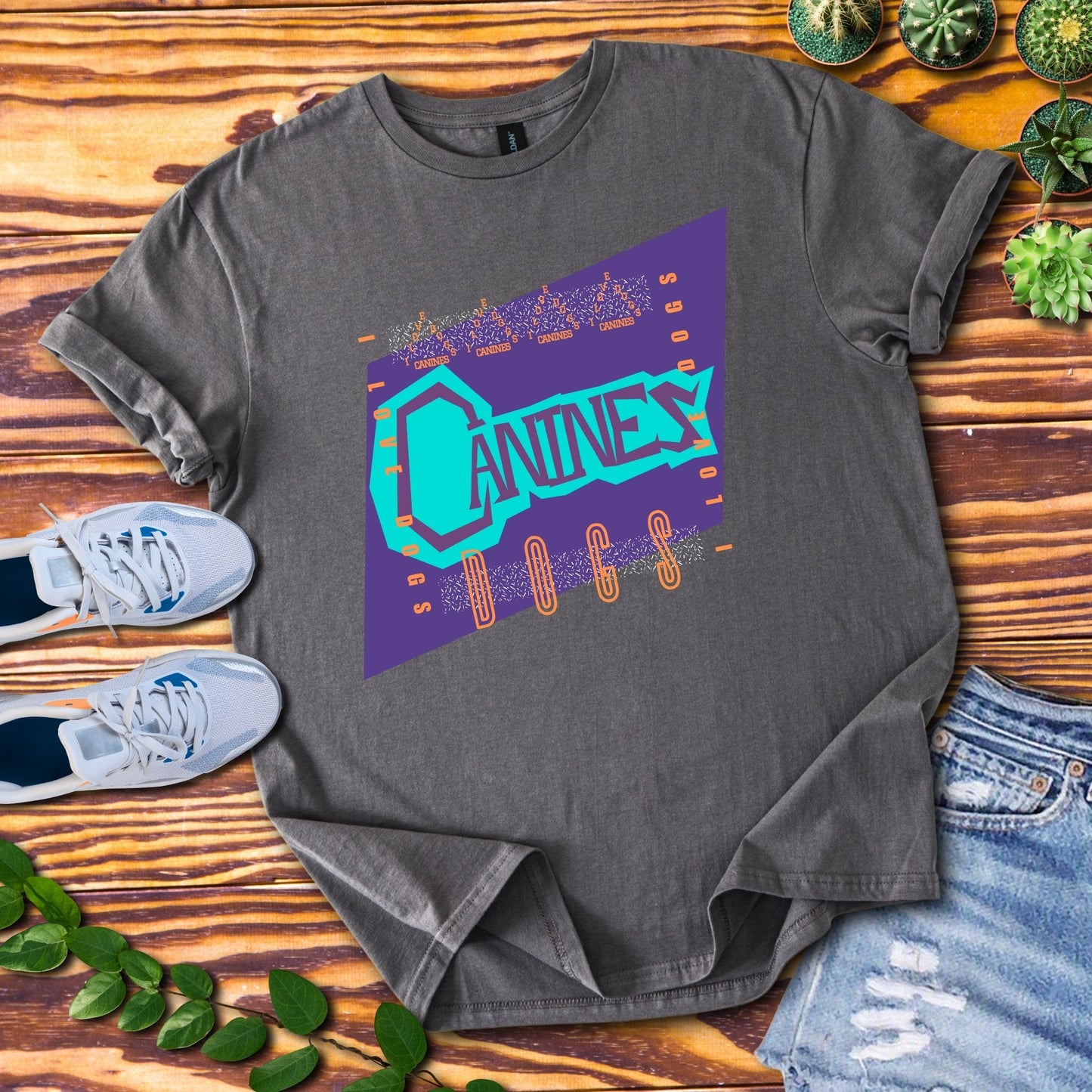 90's Canine I Love Dogs T-Shirt