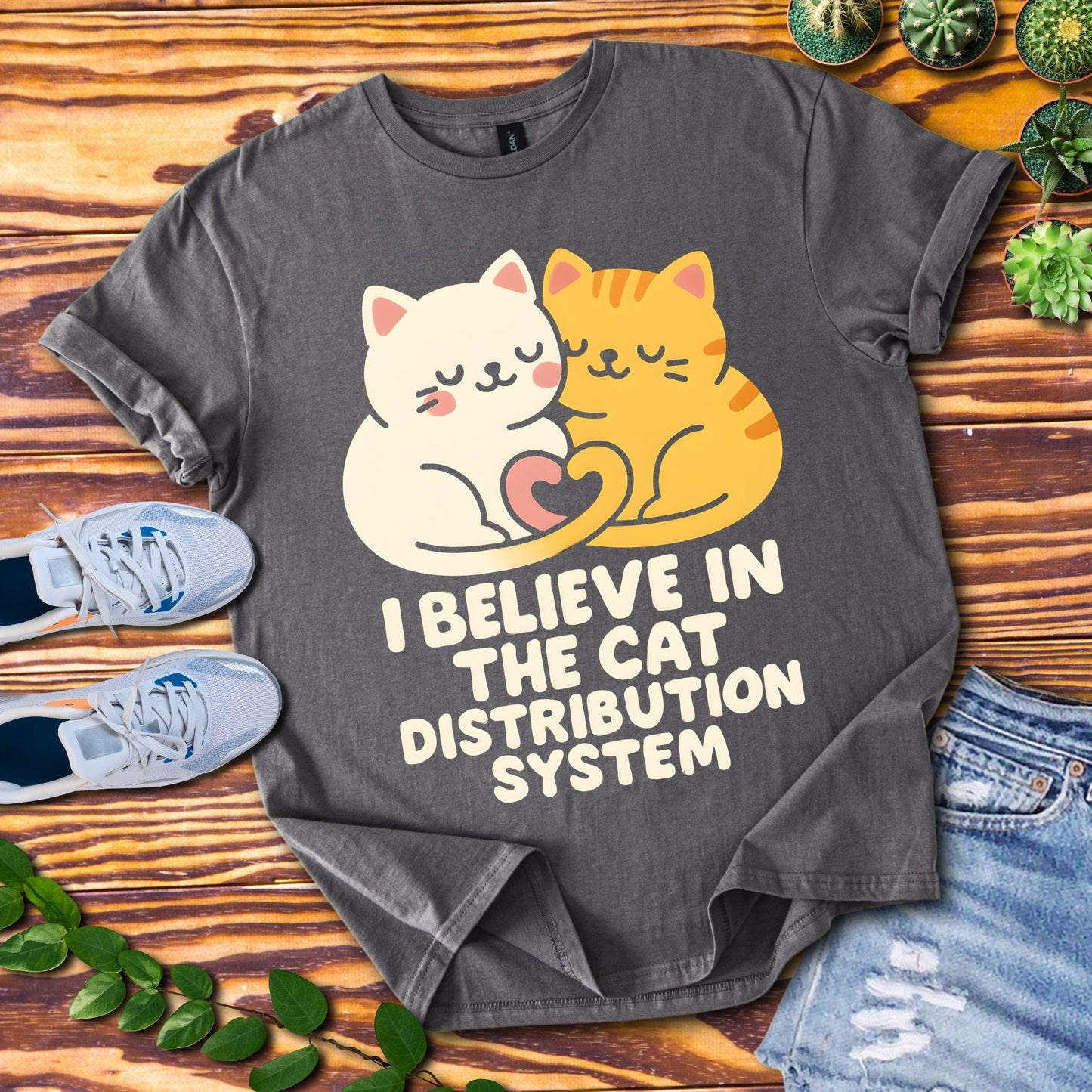I Believe In The Cat Distribution System T-Shirt