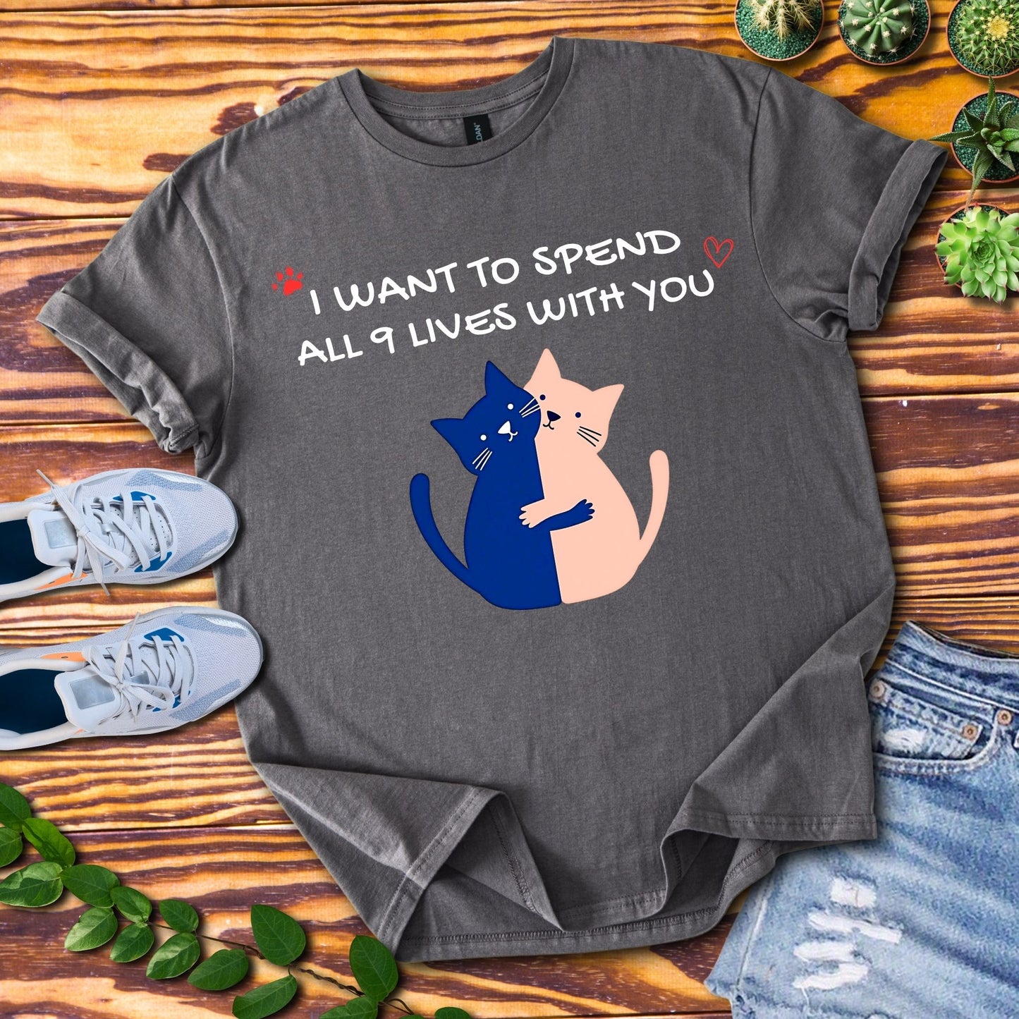 I Want To Spend My 9 Lives With You T-Shirt