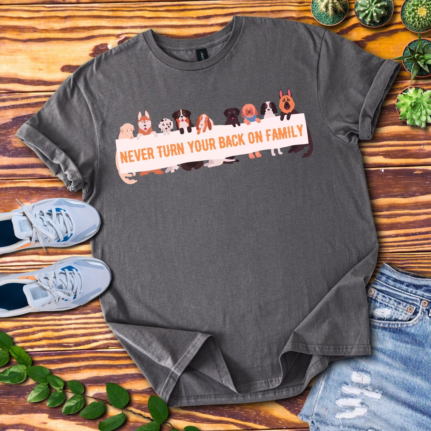 Never Turn Your Back On Family T-Shirt