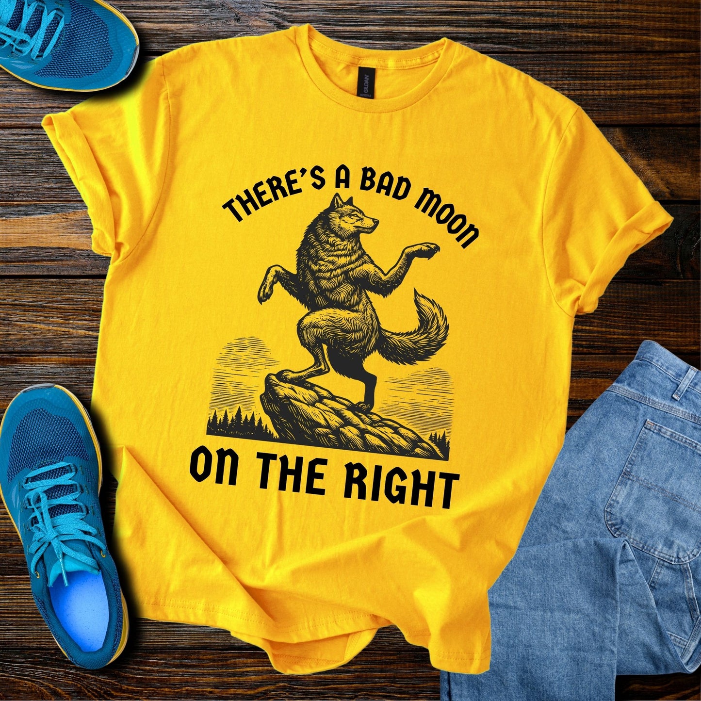 There's A Bad Moon On The Right  T-Shirt