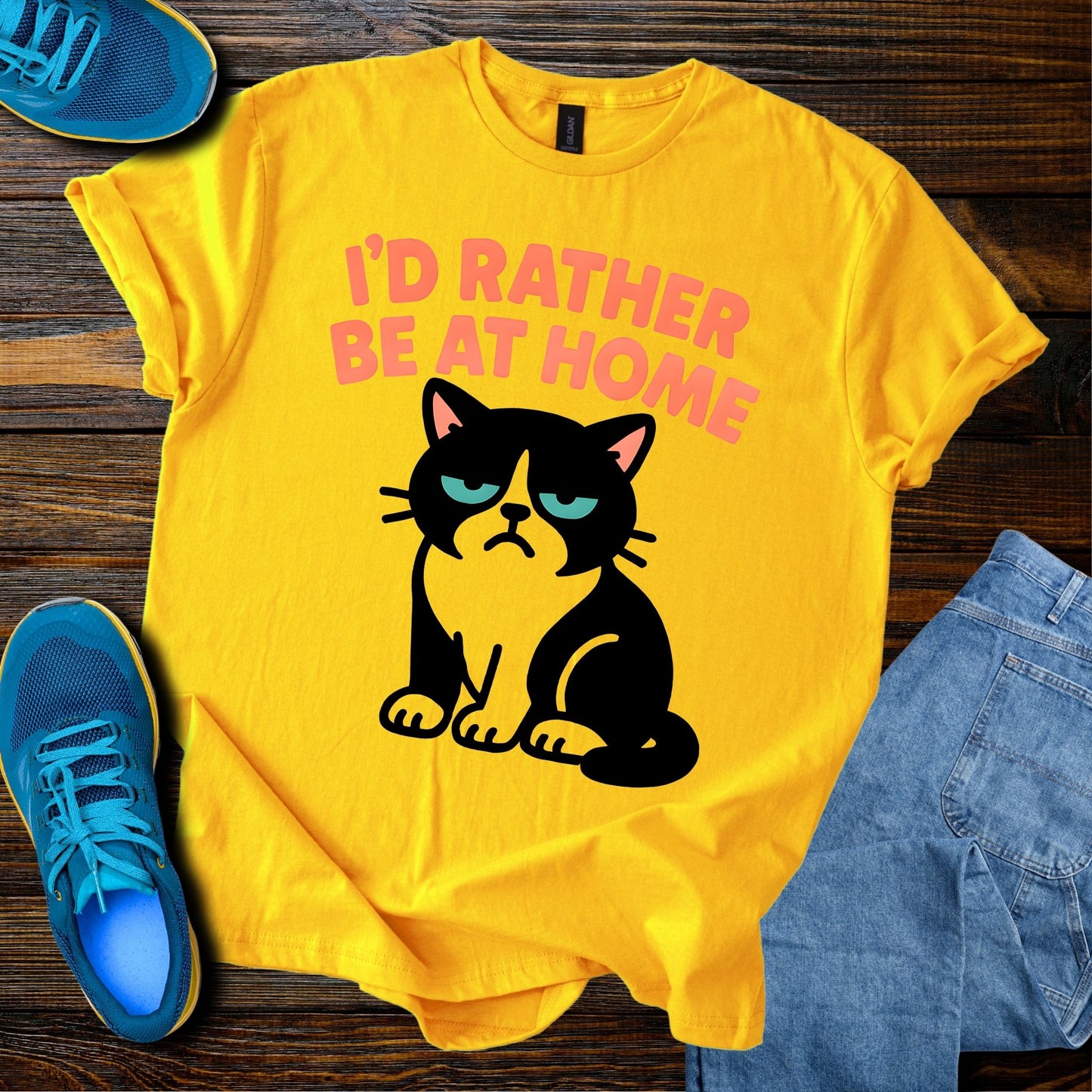 I'd Rather Be At Home T-Shirt