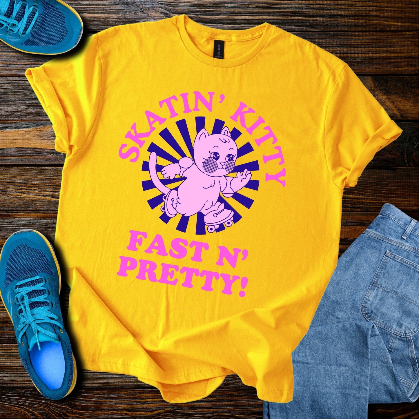 Skatin’ Kitty T-Shirt