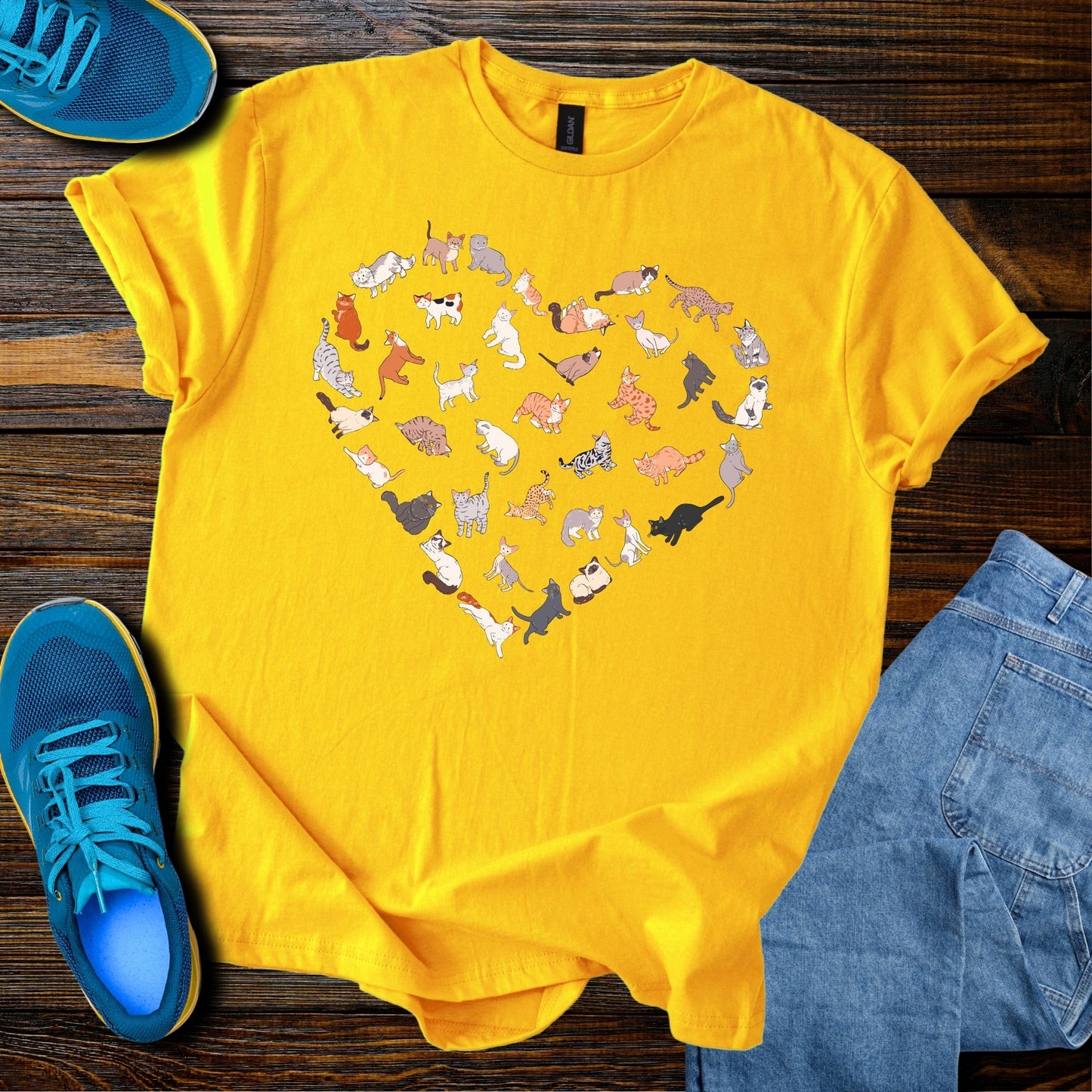 Cat Heart T-Shirt