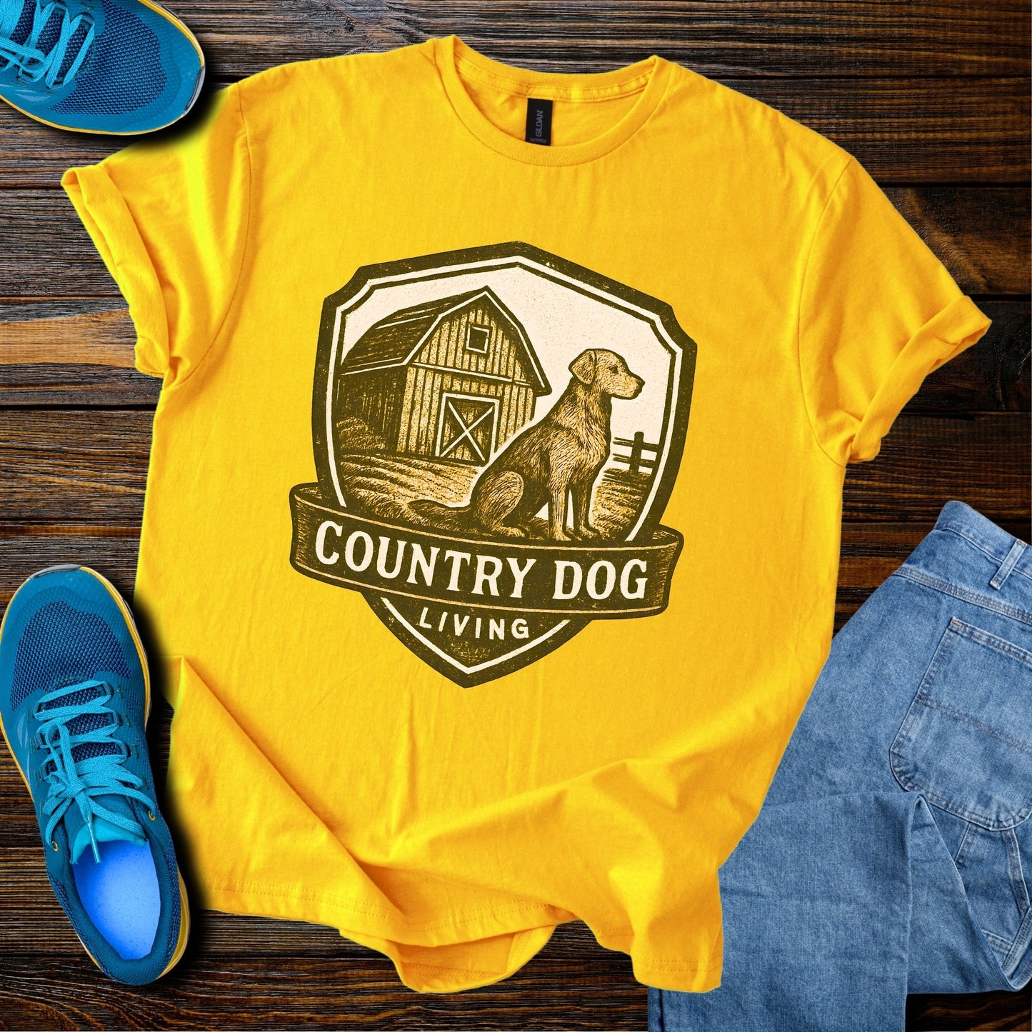 Country Dog Living T-Shirt