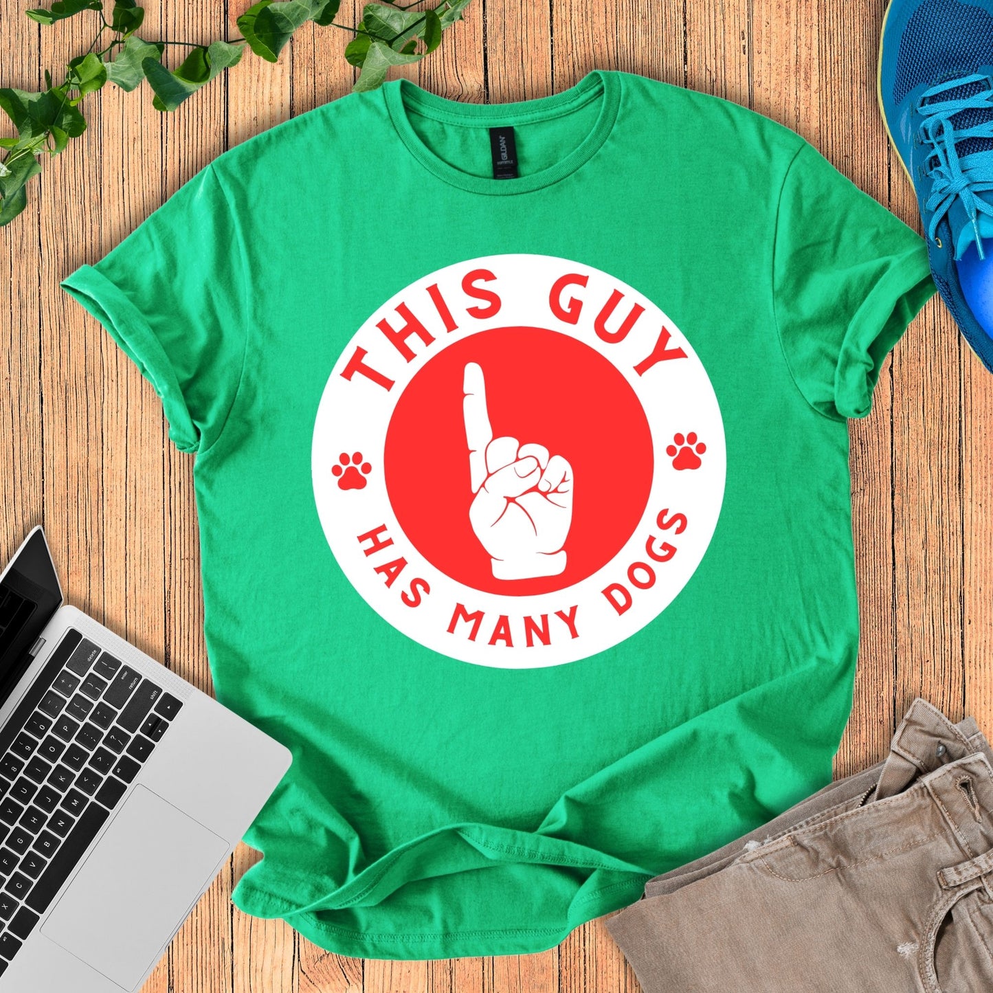 This Guy Has Many Dogs T-Shirt