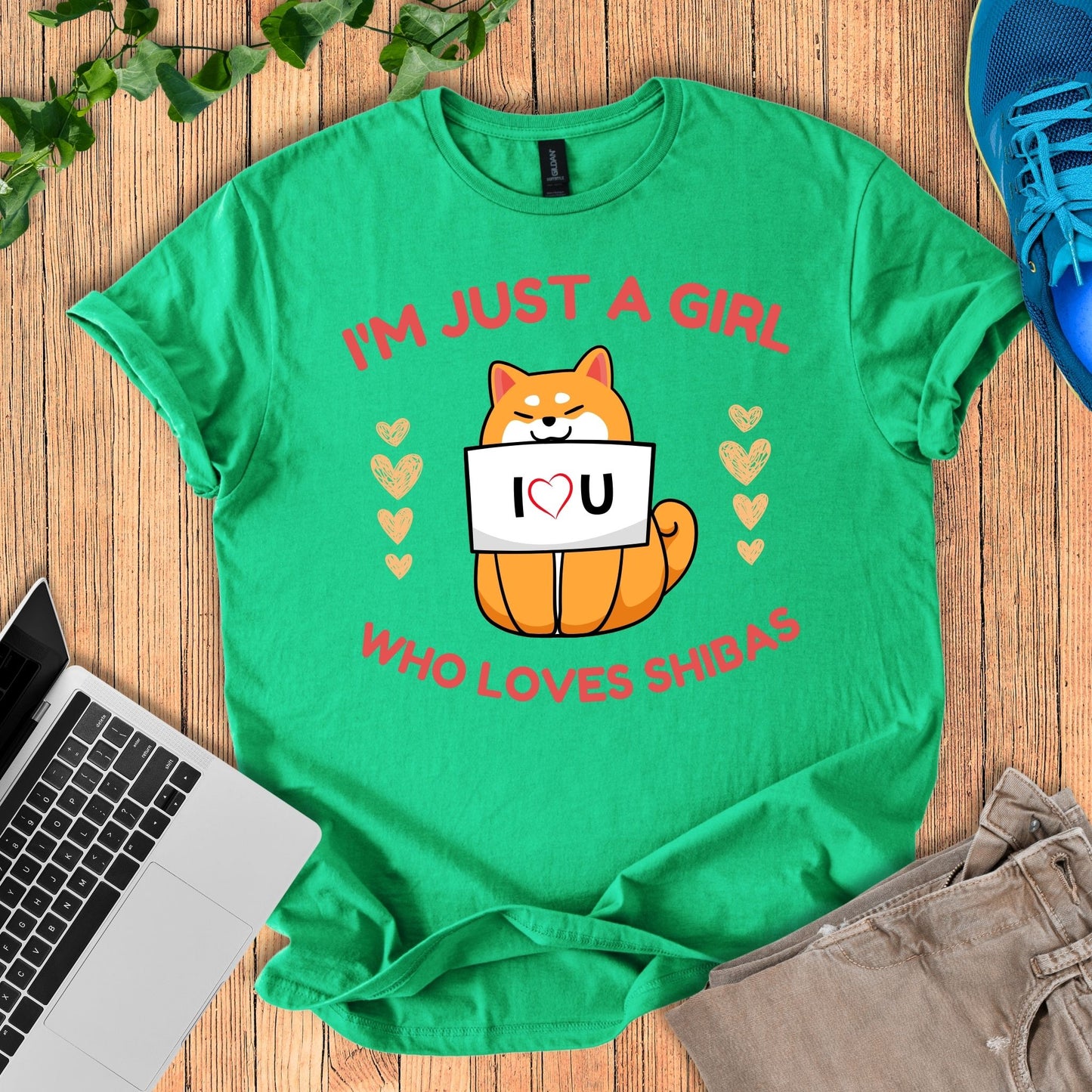 I'm Just A Girl Who Loves Shiba's T-Shirt