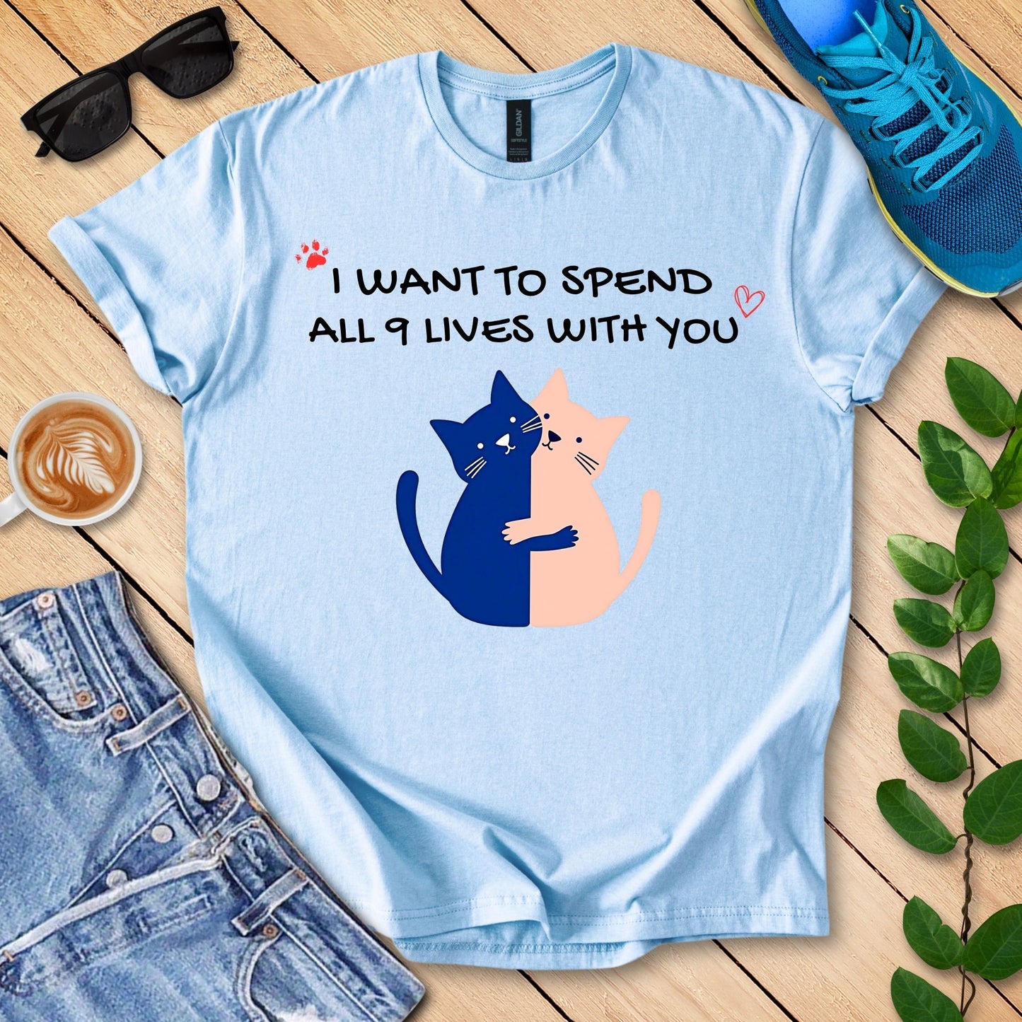 I Want To Spend My 9 Lives With You T-Shirt