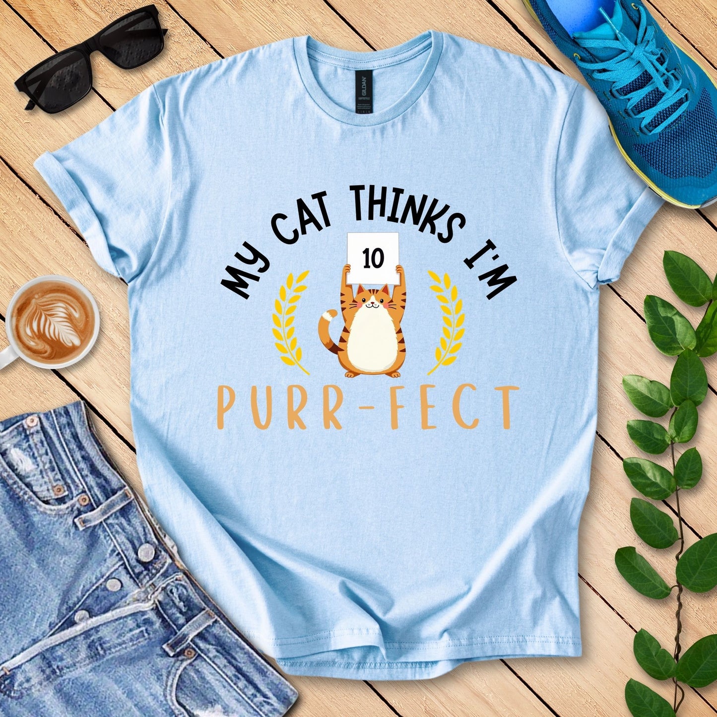 My Cat Thinks I'm Purr-fect T-Shirt