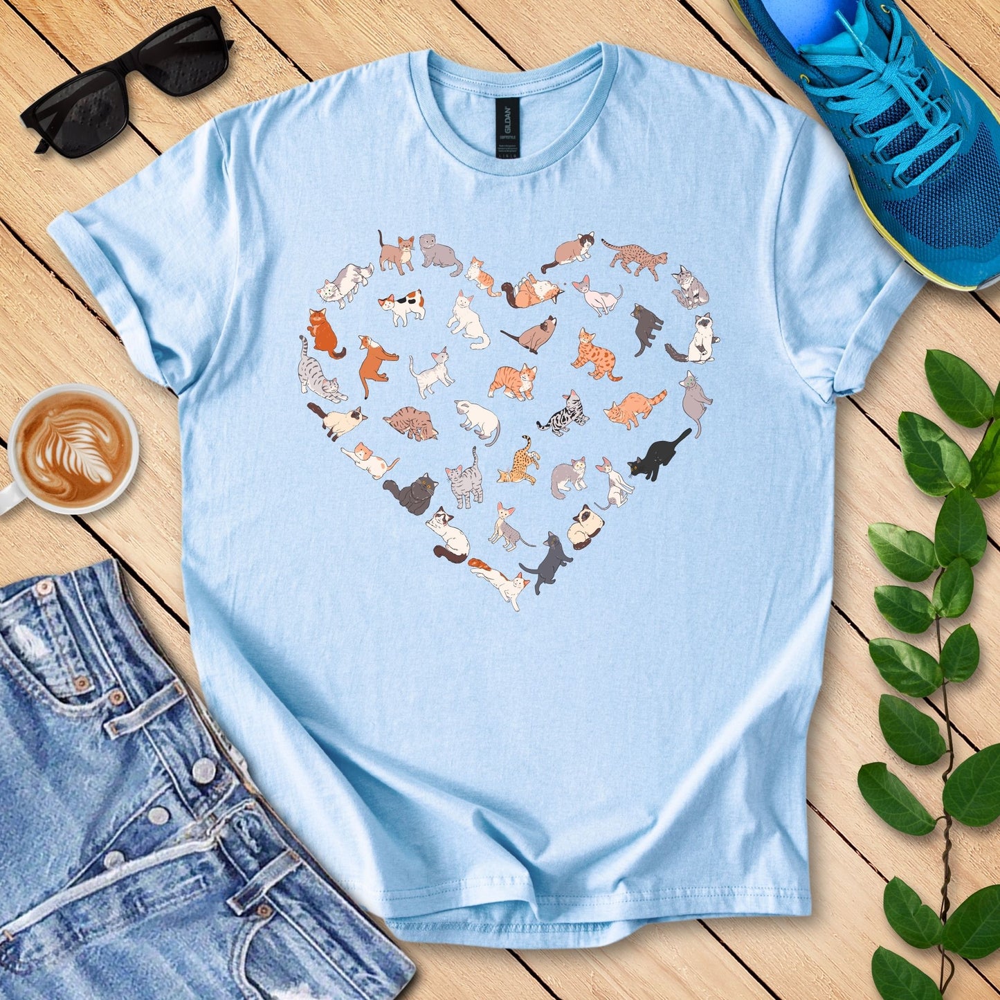 Cat Heart T-Shirt