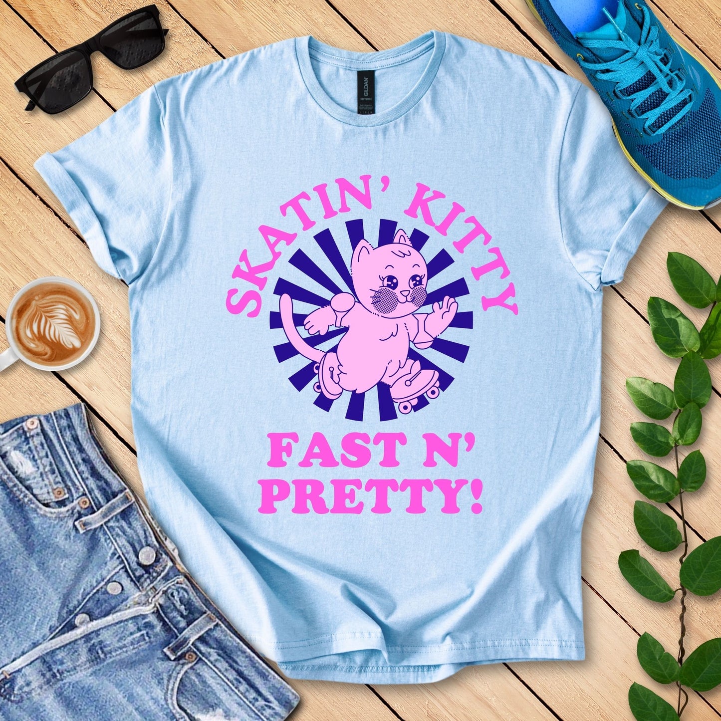 Skatin’ Kitty T-Shirt