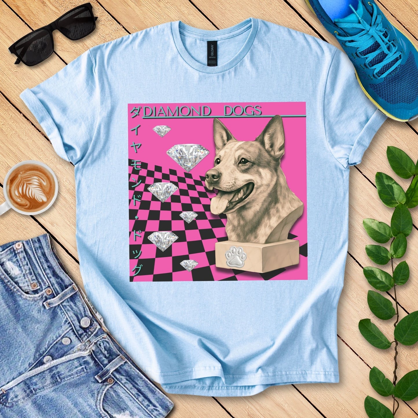 Diamond Dogs Retrowave T-Shirt