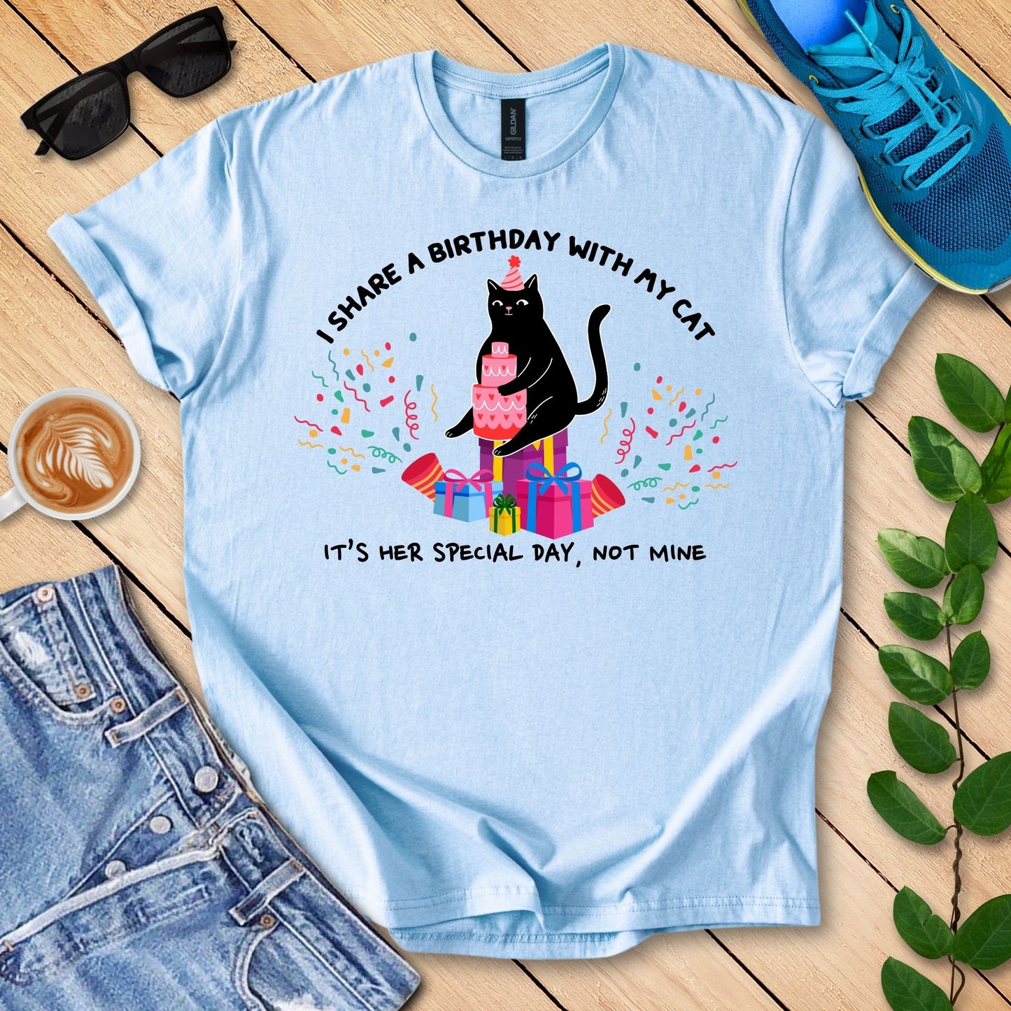 I Share A Birthday With My Cat T-Shirt